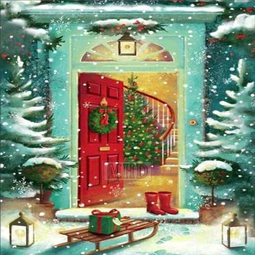 Sale new 5d diy diamond painting Christmas gift crafts kit 3d diamond embroidery home decoration mosaic painting