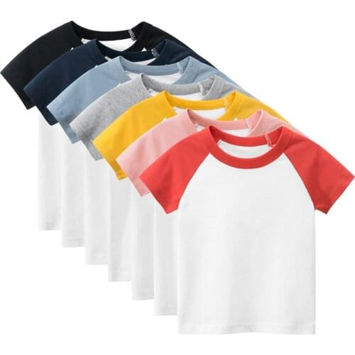 Baby Boys Shirts New Boys Summer T shirts Kids T-shirt Girls tshirt Children t shirts for Girls Short Sleeve Boys Cotton Shirts