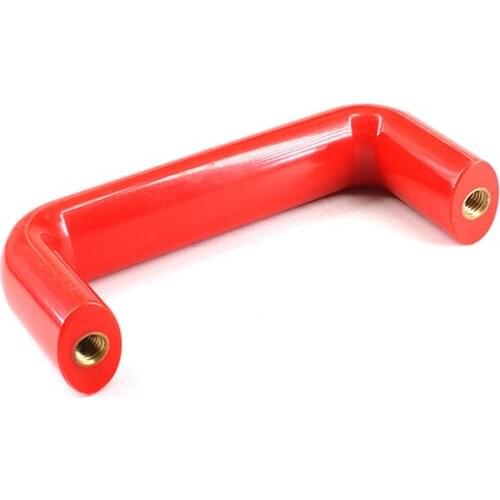 Insulation Machinery Handle Lever 90/160/240/320mm Hole Pitch U Type Cabinet Handle Red Bakelite Industrial Equipment Handle