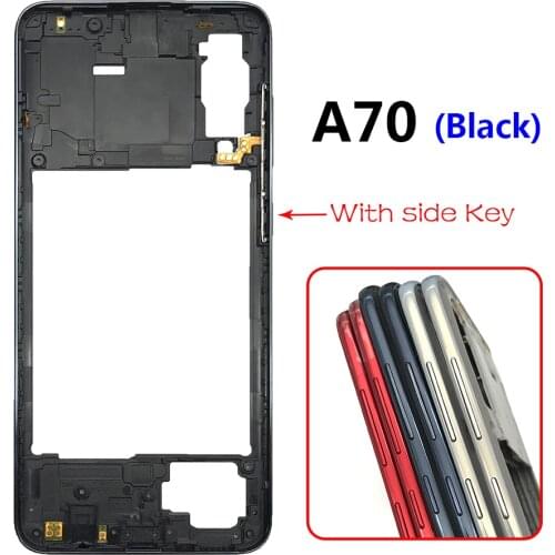 20PCS Middle Plate Replacement With Side Power Key + Volume Button For Samsung Galaxy A20S A30S A50S A50 A70