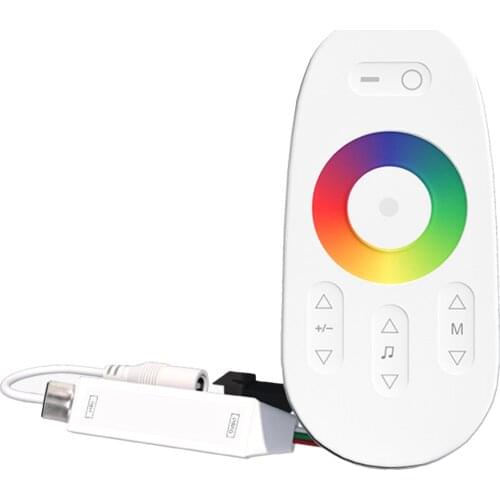 LED Controller With Remote Music Recognition Function Wireless RF Ambient Light Remote Control For Corner Lights Bedroom Lamp