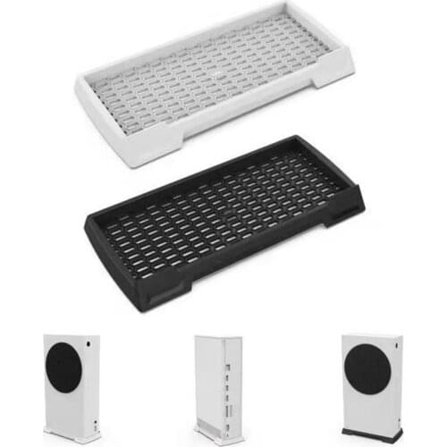 Vertical Stand Controller Stand Bracket Base for Series S Console Dock Accessories Cooler Bottom Holes Non-Slip Feet