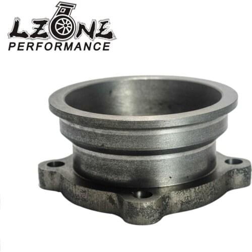 LZONE - 2.5" to 3" V-Band Turbo Downpipe Exhaust Flange Adapter 4 Bolts CONVERSION KIT JR4830