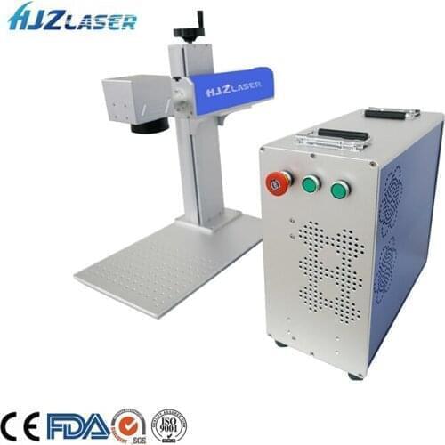 HJZ High Precision Low Cost 20W 30W 50W Galvo Laser Marking Machines for nameplate Fast Speed