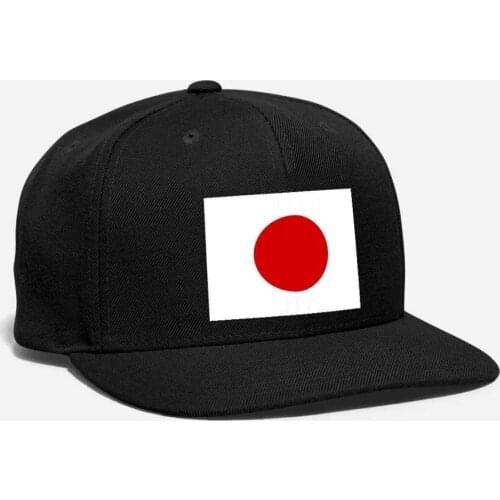 Japan Flag Patch Embroidery Nippon Emblem Badge Arm Of Coats Armour Tokyo Osaka Yokohama Nagoya Unisex Adjustable Snapback Cap