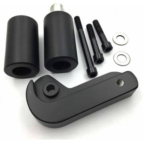 Aftermarket free shipping for Motorcycle 2006 2007 2008 Suzuki GSX-R GSXR 600 750 Black No Cut Frame Slider Protector black