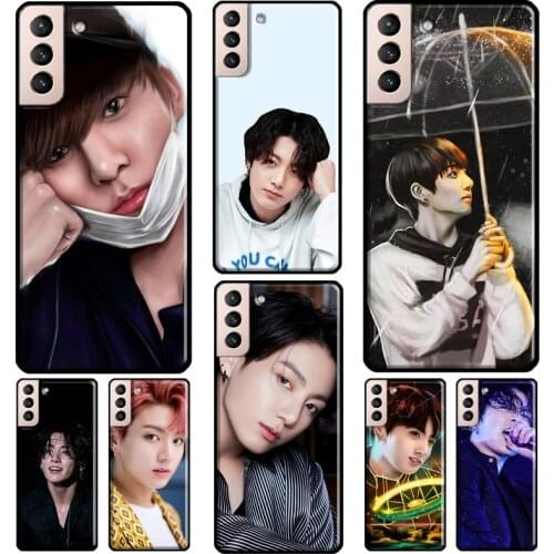Jeon Jungkook Phone Case For Samsung Galaxy S21 S20 FE S8 S9 S10 Plus S10e Note 10 Note 20 Ultra Cover