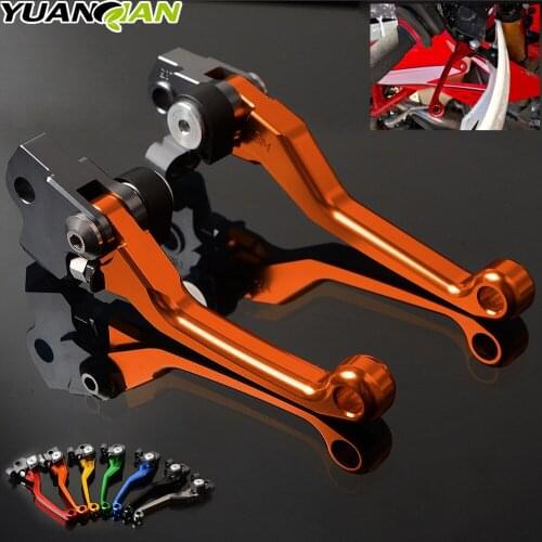 CNC Pivot Brake Clutch Levers for 450EXC 250SX-F 250XC-F 450 EXC 250 SX-F XC-F 2007 2008 2009 2010 2011 2012 2013