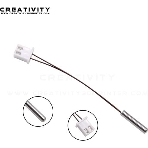 Creatiivty Thermistor Cartridge Sensor 100K 3*15mm Fit in CR-6SE Printer Assembled Full Extruded Hotend Kit