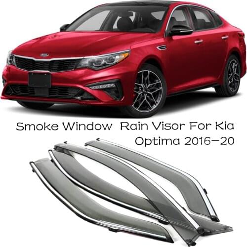 4pcs Blade Side Windows Deflectors Door Sun Visor Shield For KIA OPTIMA 2016-2020