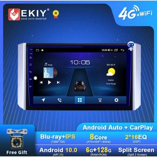 EKIY 9'' IPS Car Radio For Mitsubishi Xpander 2017-2020 Stereo Multimedia Player Android 9.0 Navigation GPS 4G Wifi BT Head Unit