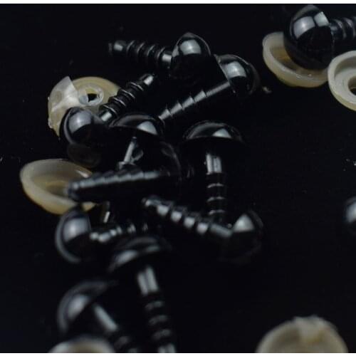 Round Resin Buttons Plastic Doll Eyes Safety Eyes for Teddy Bear Stuffed Toys Snap Animal Scrapbooking Puppet Dolls Craft Eyes