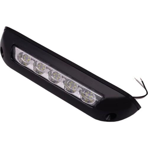 12V 24V LED Black Awning Porch Light Lamp For Caravan RV Motorhome Trailer Camping Accessories