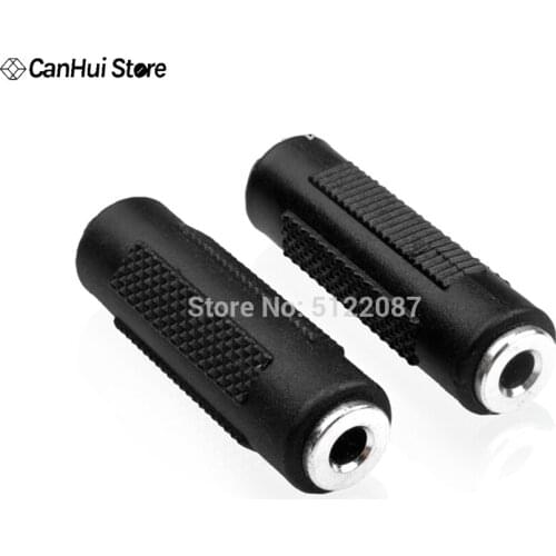 Mini 3.5mm Female to Female F/F Jack Stereo Audio Adapter Converter Connector Audio Adapter Coupler Metal Gold Plated Connector