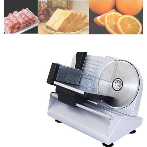 Aluminum alloy micro-tone multifunctional meat slicer mini electric freezing meat slicer household automatic fresh meat slicer