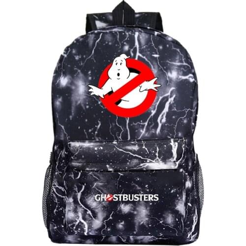Hot Sale Ghostbuster Backpack Fashion New Pattern Men Women Travel Knapsack Students Boys Girls Back to School Rucksack
