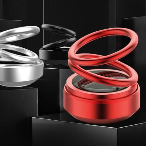 Car Air Freshener Solar Car Perfume Fragrance Auto Rotation Car-style Air Auto Aromatherapy Flavoring Car Accessories Interior