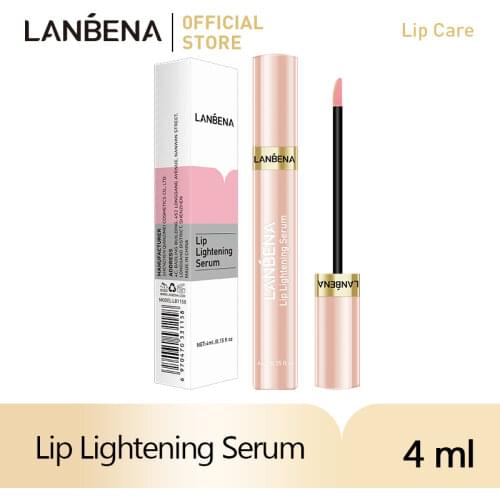 LANBENA Makeup Lipstick Lip Lightening Serum Cherry Moisturizing Remove Melanin Pink Lips Long Lasting Cosmetics Plumper