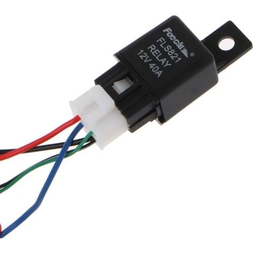 Universal 12V 40A Relay Wiring Harness With On/Off Switch Kit For Car LED Fog Light
