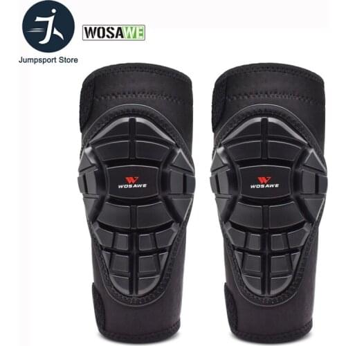 WOSAWE 2Pcs Kids Motorcycle Cycling Guard Protector Elbow Pad 4-14 Year Child Ski Scooter Skateboarding Hockey Roller Bike Kit