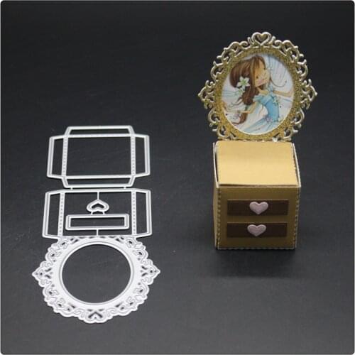 YINISE Metal Cutting Dies For Scrapbooking Stencils Drawer Box Flower DIY Album Cards Decoration Embossing Folder Die Cuts CUT