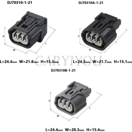 1 Set 6189-7037 6189-0887 Sumitomo 3 Pin HX 040 Female Waterproof Automotive Electrical Wire Connector For Honda Car
