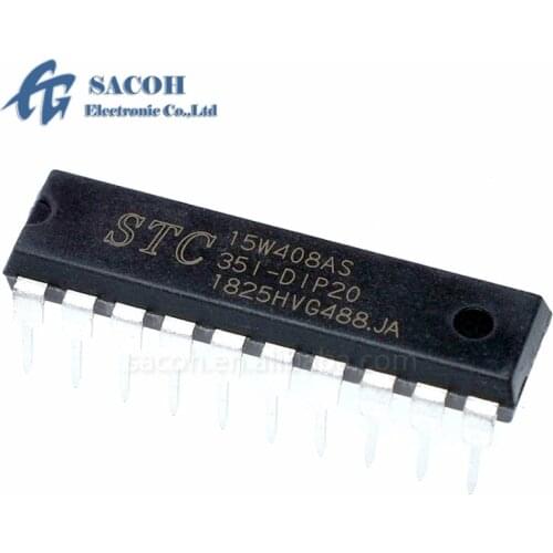 2PCS/lot New OriginaI STC15W408AS-35I-DIP20 or STC15W408AS-35I-DIP16 or STC15W408AS-35I-SKDIP28 STC15W408AS DIP-20 STC MCU