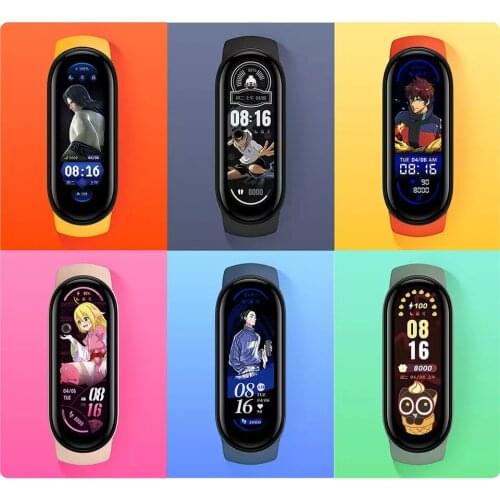 2021 Xiaomi Mi Band 6 NFC Smart Bracelet AMOLED Screen Miband 6 Smartband Fitness Traker Bluetooth Heart Rate Wristband