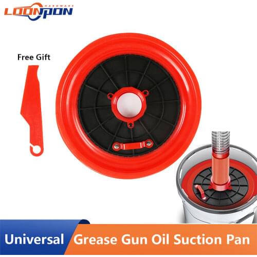 285mm Grease Gun Oil Suction Pan Oil Pressure Plate Butter Barrel Universal