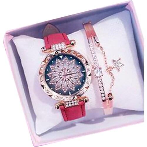 Running Watch When Full Diamonds Fashion Trend Waterproof Simple Female Watch Student Ins Wind Waterproof