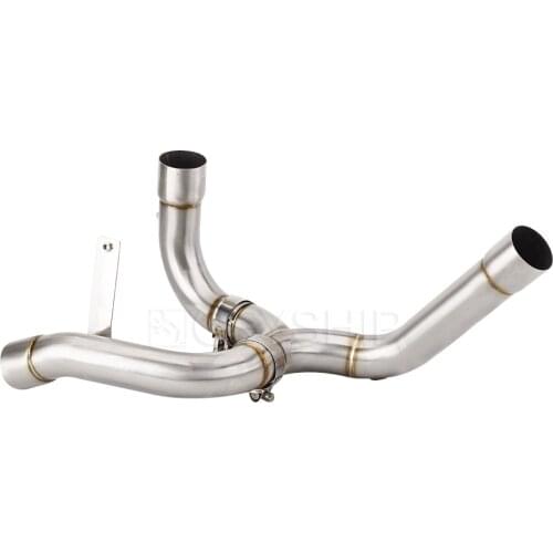 For Ducati Multistrada 1200 / S 2010 2011 2012 - 2014 Multistrada 1200 Escape Decat Pipe Motorcycle Exhaust Catalyst Delete Pipe