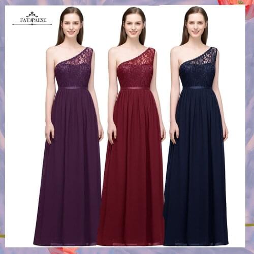 Женские платья на одно плечо FATAPAESE China At AliExpress
