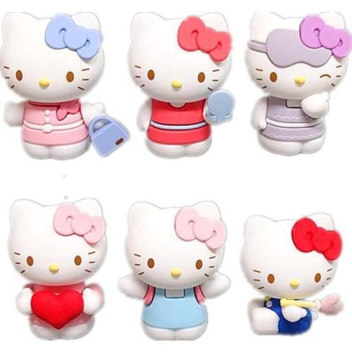 Hello Kittywhite PVC Anime Figures Action Toy Figures 5cm Girls Birthday Present