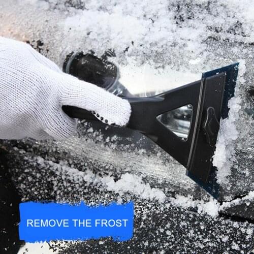 Car Snow Removal Tool Window Windshield Refrigerator Snow Scraper Brush Snow Remover TPU Tool Auto Window Winter Snow Brush Shov