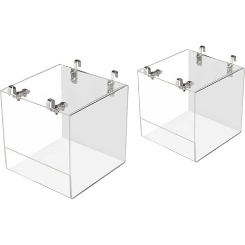 Bird Bath Cage Cube Shower Box for Budgerigar Parrots Parakeet Lovebird