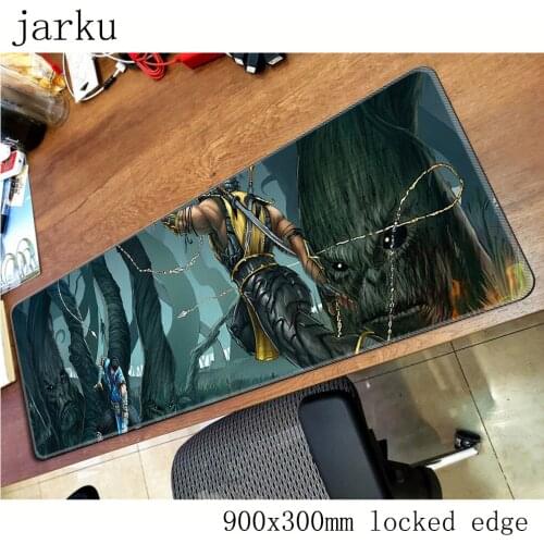 Mortal kombat mouse pad gamer 900x300mm notbook mouse mat large gaming mousepad Adorable pad mouse PC desk padmouse accessories