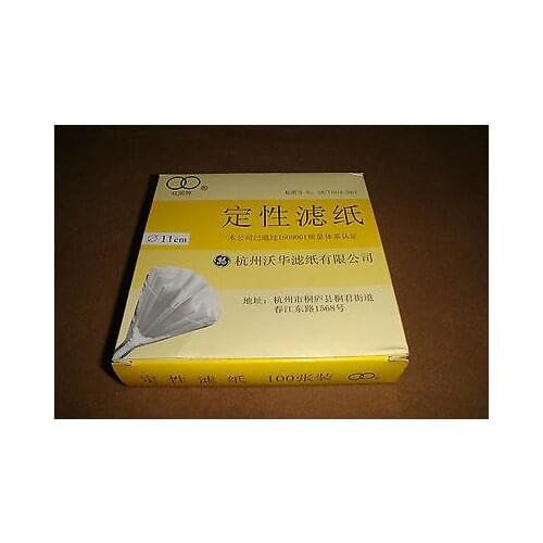 Lab Filter Paper,Filter Paper 11CM 100Pcs/pack,Qualitative,Slow