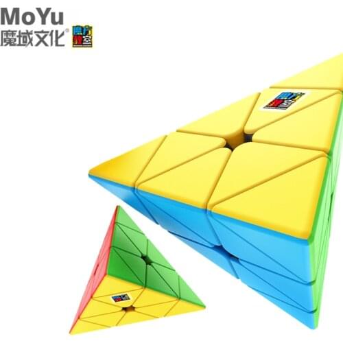 MoYu cubes Pyramid cube 3x3x3 Puzzle Magic Cube 3x3x3 speed cube Moyu meilong 3x3x3 cubo magico profissional educational toys