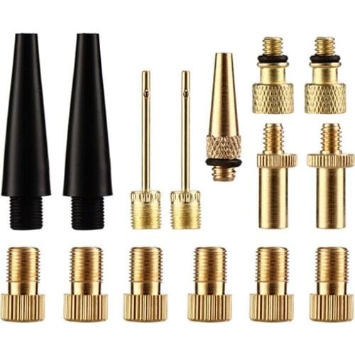 Bike Valve Conversion Nozzles Bicycle Valve Adapter SV DV AV Bike Valve Nozzle Pump Accessories