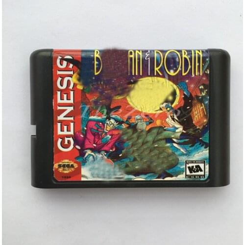 The Adventure Of ba & Robin EU/JAP Shell for 16 bit Game Card for Genesis System for Sega Mega Drive