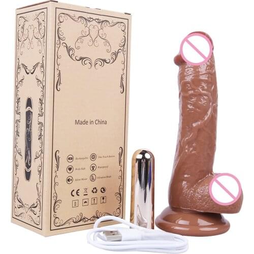 Realistic Vibrating Dildo Orgasm Dildos for Women Strong Vibration Big Penis Dick Sex Toys G-spot Vagina Clitoris Stimulator New