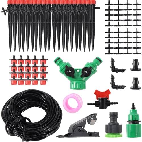 Garden Micro Drip Irrigation Dripper System Self Automatic Watering Kit Plants Flower Vegetables Greenhouse Irrigation set