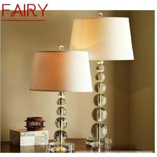 FAIRY Creative Table Lamp Contemporary LED Crystal Gourd Shade Desk Light Decorative for Home Bedroom