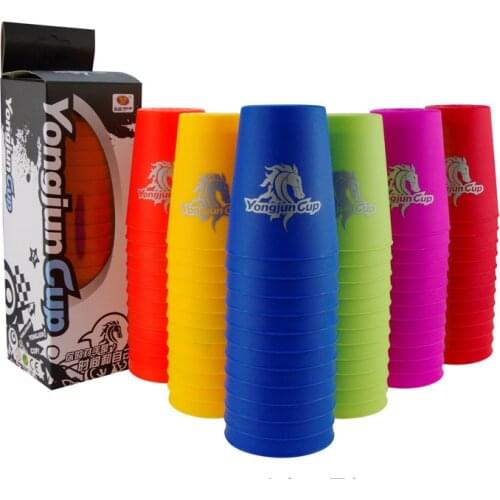 Yongjun Cup Speed Cup 12 cups per box Vary Color glow in dark Professtional big Mat Drop Shipping