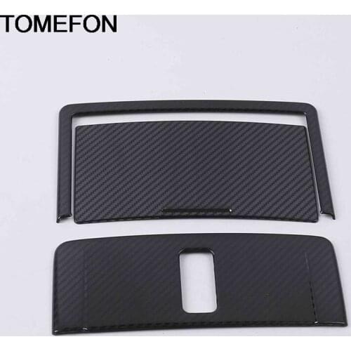 TOMEFON For Nissan Altima Teana 2019 Front Roof Top Reading Light Lamp Sticker Cover Trim Interior Accessories Stainless Steel