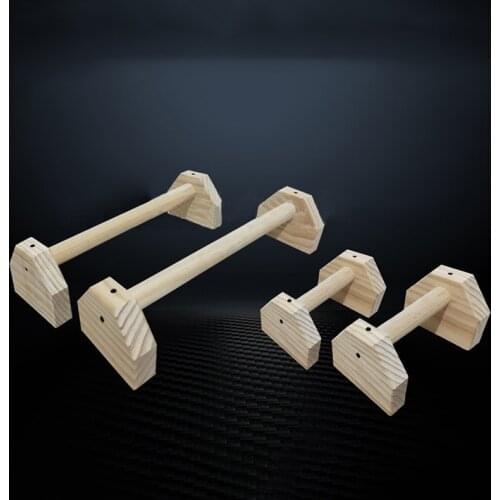 Practical Fitness Push Ups Gymnasium Sports Training Chest H Shaped Wooden Aerobics Inverted Parallel Bars Fitness Equipment