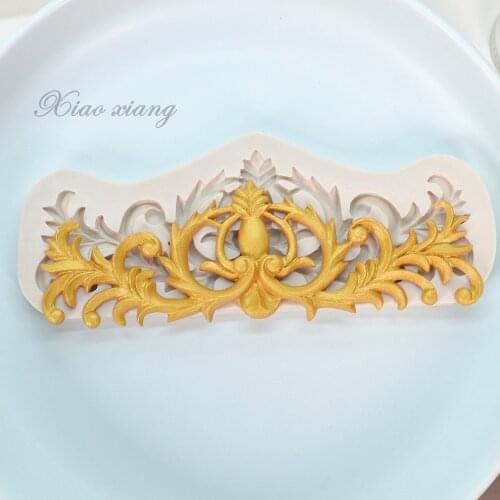 Classic Design DIY Beautiful Flower Shape Chocolate Candy Silicone Fondant Lace Mold Mould cake decoration/pastry tools FM791