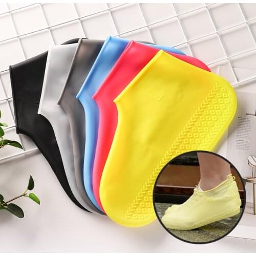 Boots Waterproof Shoe Cover Silicone Material Unisex Shoes Protectors Rain Boots for Indoor Outdoor Rainy Days Reusable