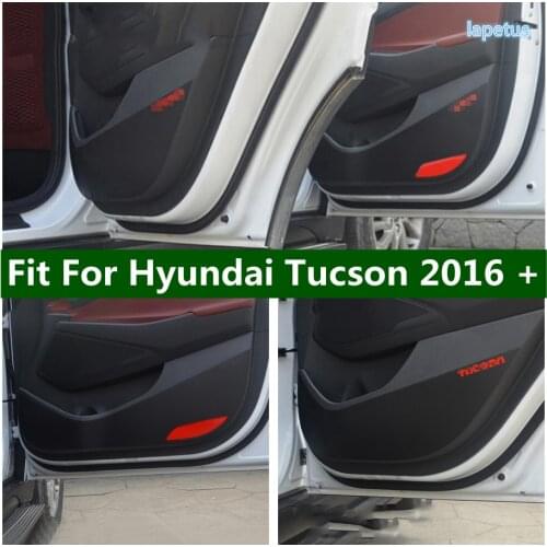 Lapetus Car Door Anti Kick Pad Protection Cover Film Anti-Dirty Wearable Sticker Accessories Fit For Hyundai Tucson 2016 - 2020