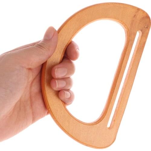 1PCS luggage handle wooden bag handle replacement DIY handbag bag purse frame bag accessories